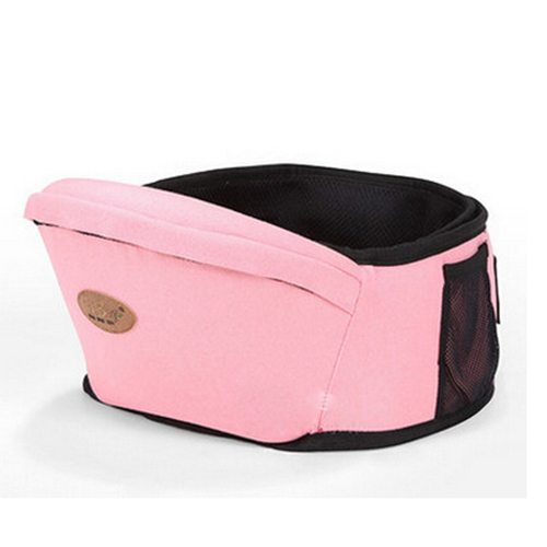 背背親純棉嬰兒腰凳粉色