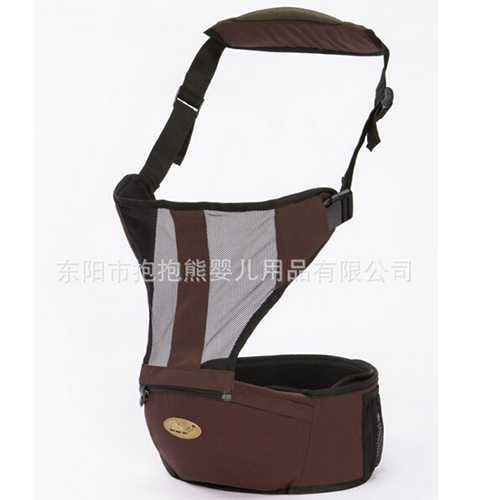 背背親夏季透氣嬰兒單腰凳咖啡