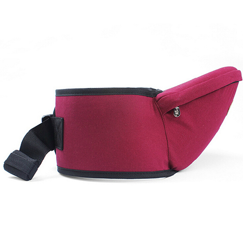 背背親純棉嬰兒腰凳紅色