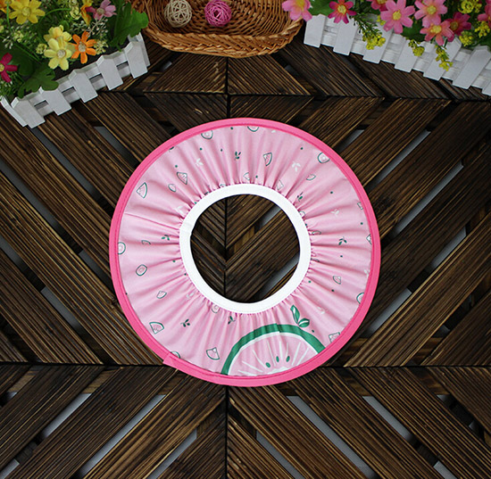 嬰兒洗澡帽可調(diào)節(jié)紅