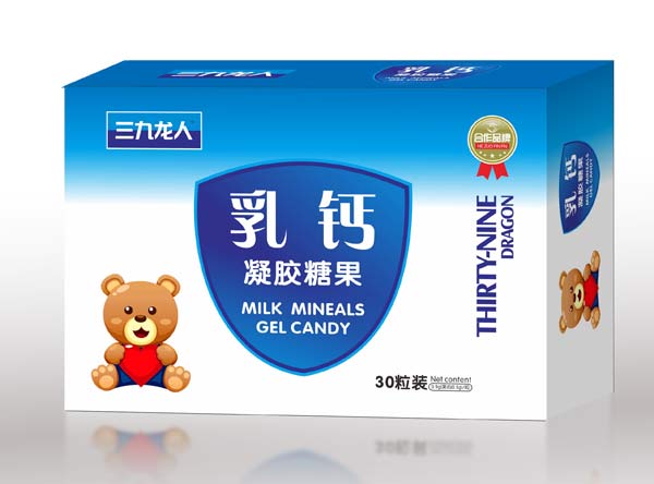 三九龍人乳鈣凝膠糖果