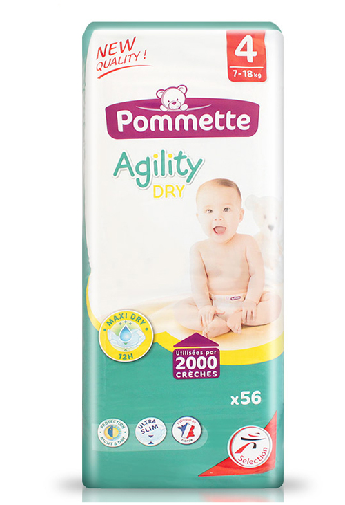 寶美特超薄干爽尿褲4段56片