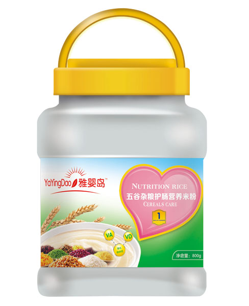雅嬰島五谷雜糧護腸營養米粉1段