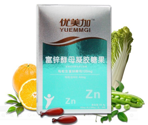 優美加富鋅酵母凝膠糖果