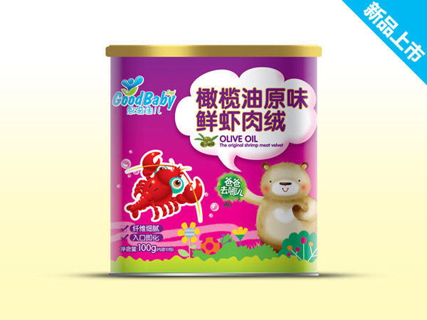 恩溢佳兒橄欖油原味鮮蝦肉絨