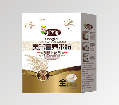 利因寶胡蘿卜貢米營養米粉全段盒裝