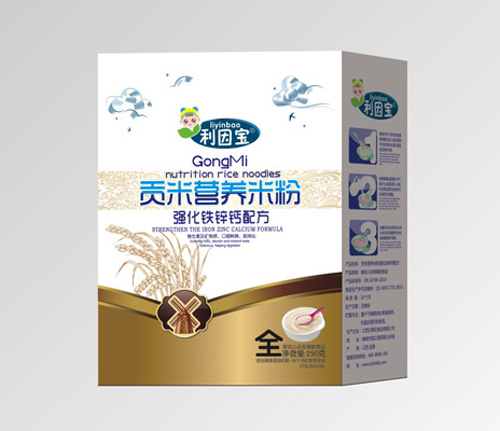 利因寶強化鐵鋅鈣貢米營養米粉全段盒裝