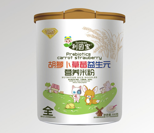 利因寶胡蘿卜草莓益生元營養米粉