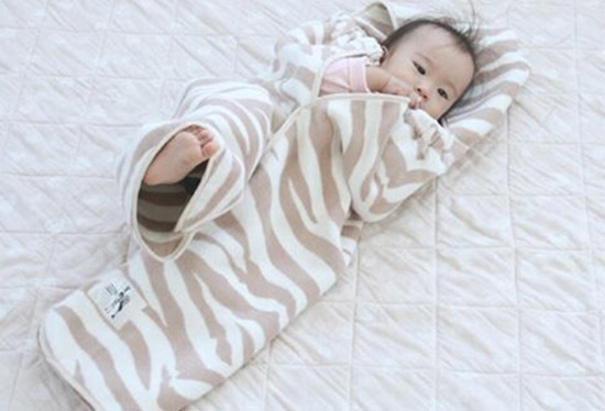 Hugmamu嬰幼兒純棉毛布多功能分腿式蓋被