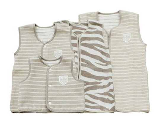 Hugmamu嬰幼兒純棉毛布開襟式睡袋