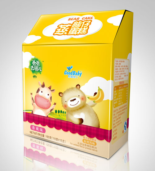 恩溢佳兒香蕉味蒸蛋糕