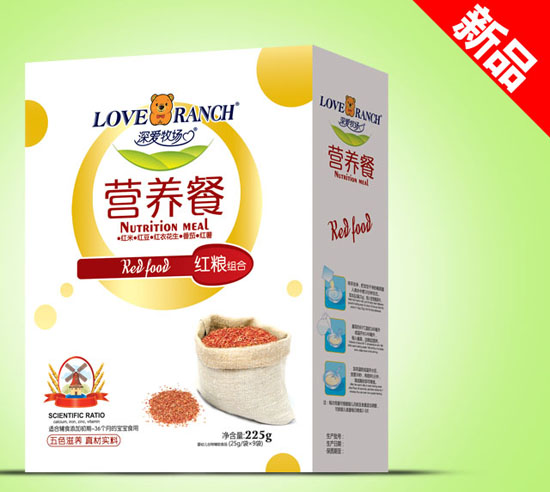 深愛牧場紅糧營養(yǎng)餐盒裝