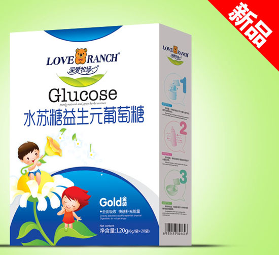 深愛牧場水蘇糖益生元金裝葡萄糖盒裝