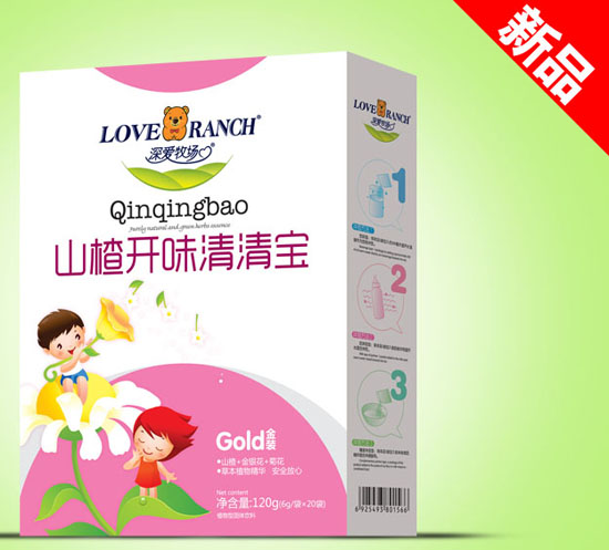 深愛牧場山楂開味金裝清清寶盒裝