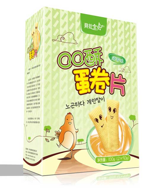 貝拉寶貝海苔味蛋卷片