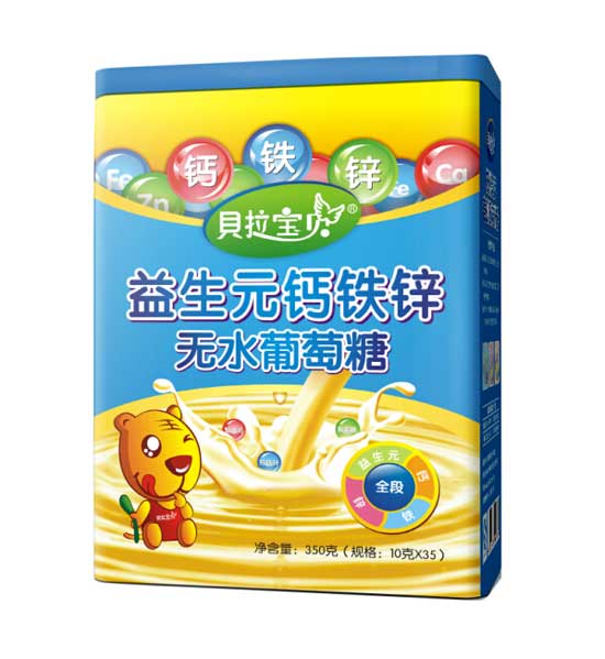 貝拉寶貝益生元鈣鐵鋅無水葡萄糖桶裝