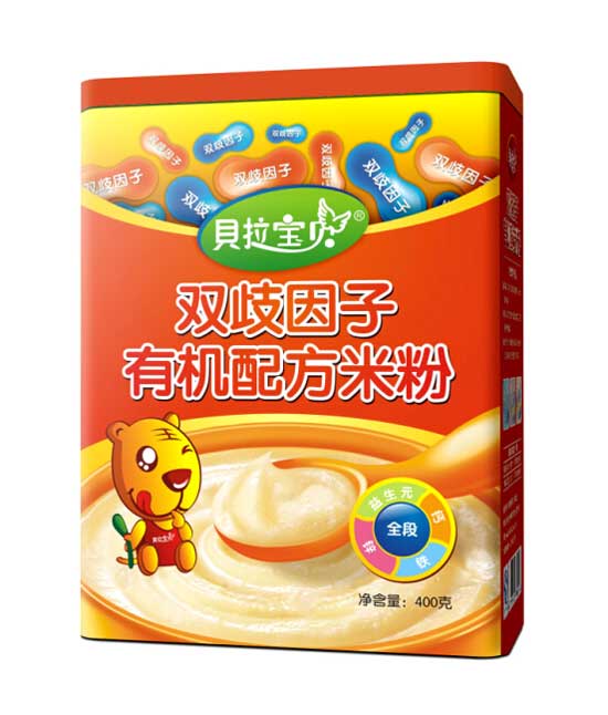 貝拉寶貝雙岐因子有機配方米粉