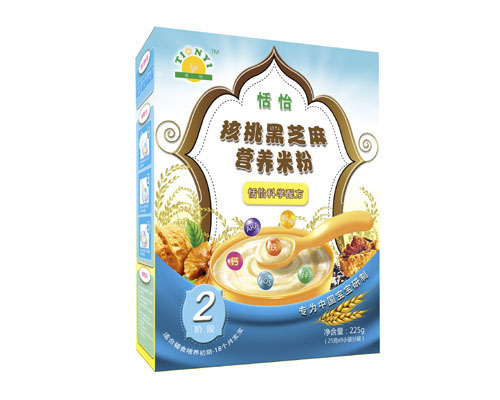 恬怡核桃黑芝麻營(yíng)養(yǎng)米粉2段