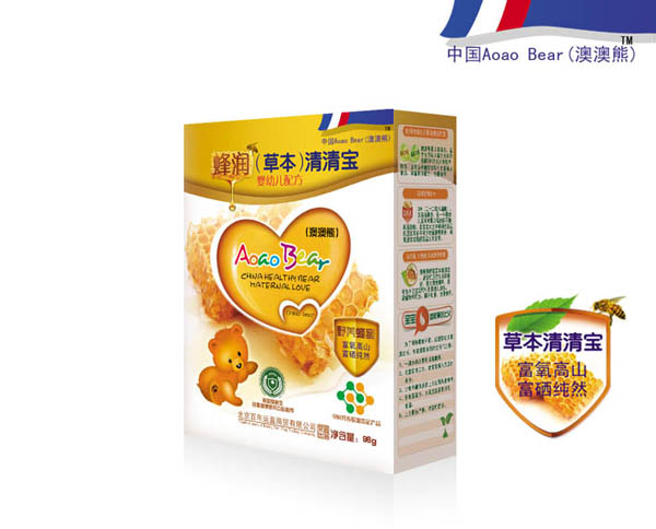 澳澳熊蜂潤草本清清寶盒裝