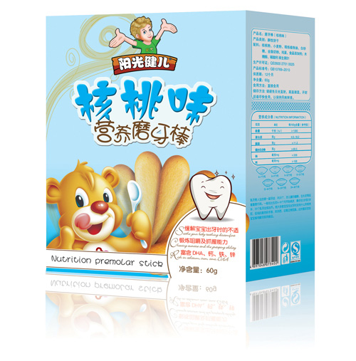 陽光健兒核桃味營養磨牙棒