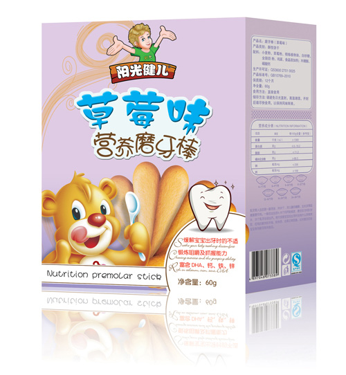 陽光健兒草莓味營養磨牙棒